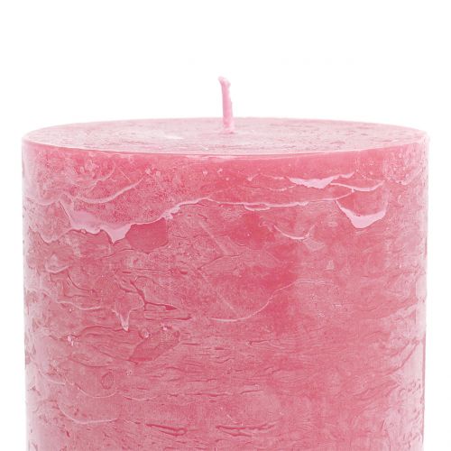 položky Jednofarebné sviečky ružové 85x120mm 2ks