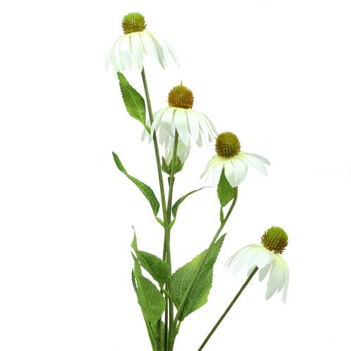 položky Echinacea kvet umelý biely 90cm