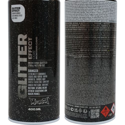 položky Glitter Spray Silver Montana Effect Glitter Spray Spray Paint 400 ml