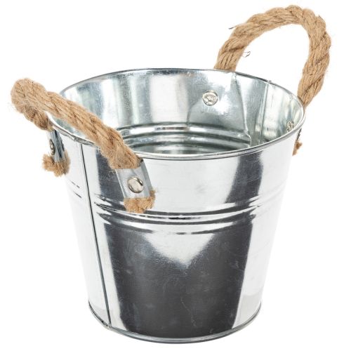 Vedro s lanovými rúčkami Ø14cm V12cm | Floristik24.sk