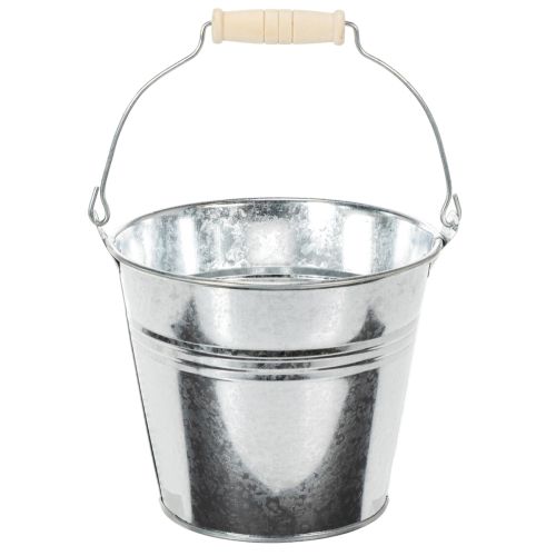 Vedro Ø14cm V12cm 6 ks. Zinok, lesklý kúpiť | Floristik24.sk