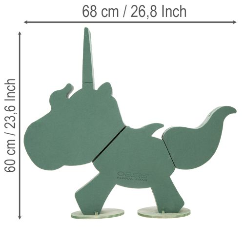 položky Kvetinový penový jednorožec 68 cm x 60 cm