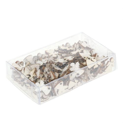 Floristik24 Deko anjelik s trblietkami 2cm 144p