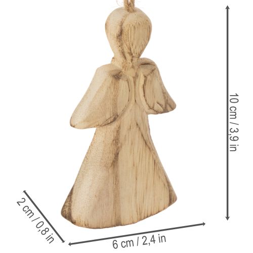 Figúrka anjela na zavesenie na vianočný stromček, 10 cm, 12 dielikov | Floristik24.sk