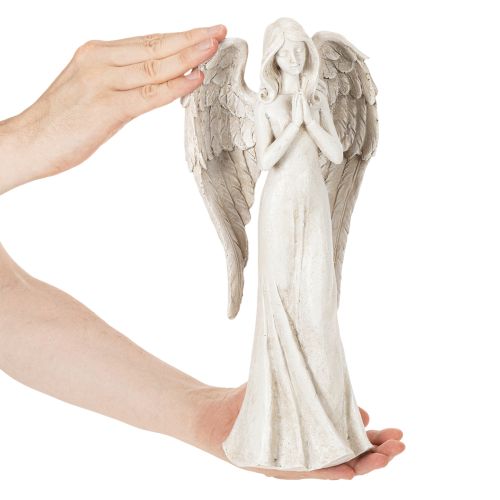Figúrka anjela stojaceho a modliaceho sa, dekorácia, 36 cm | Floristik24.sk