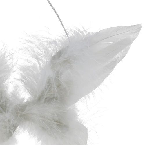 položky Anjelské krídla na zavesenie biele 16cm 4ks