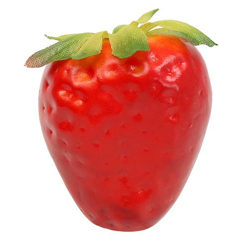 položky Umelá dekorácia v tvare jahody, červená, 5 cm, 12 kusov