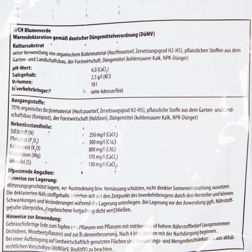 položky Hlina do kvetináčov Villa Flora 18 l