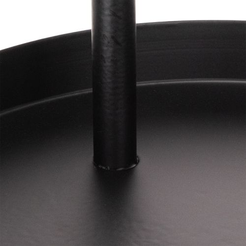 Kovový dvojposchodový okrúhly dekoratívny podnos 58 cm | Floristik24.sk
