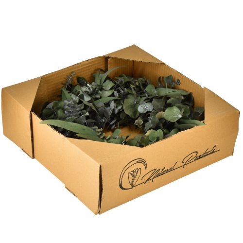 položky Prírodný veniec z eukalyptu Ø35cm s konzervovanou voňavou dekoráciou