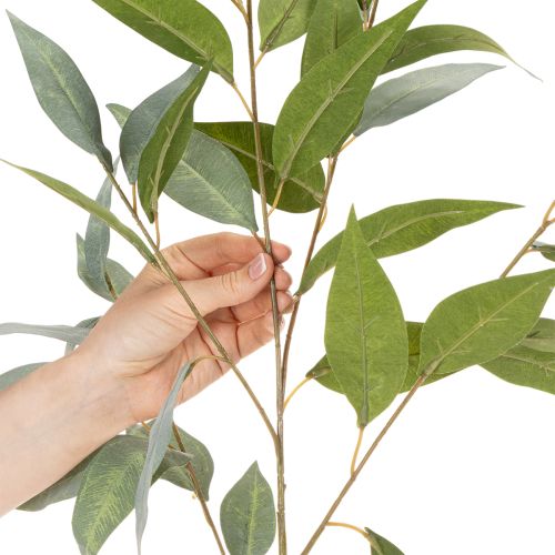Umelá vetvička eukalyptu, prírodná zelená, dekorácia, 100 cm | Floristik24.sk