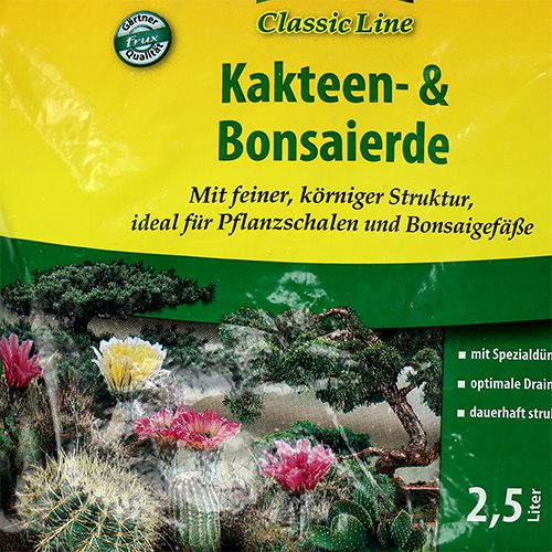položky FRUX zemina na kaktusy a bonsaje 2,5 litra