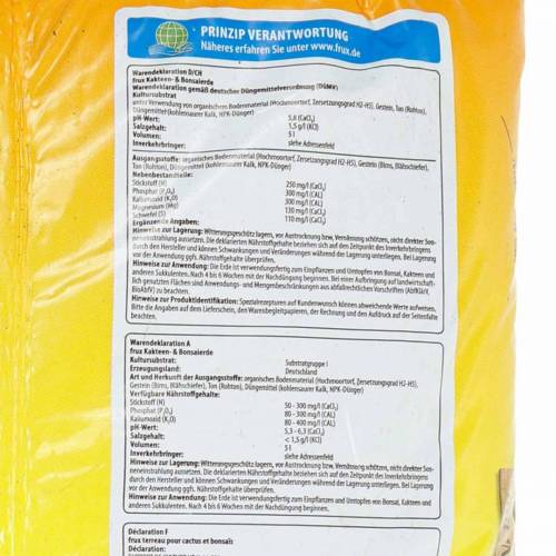 položky FRUX Soil Pôda na kaktusy a bonsaje 5 l