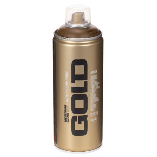 Farba v spreji na dekorácie a remeslá Montana zlatohnedá 400ml