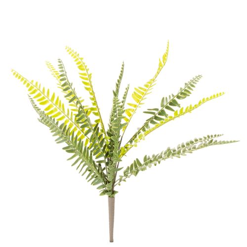 Umelá vetvička papradia, umelá zelená rastlina na dekoráciu, 45 cm