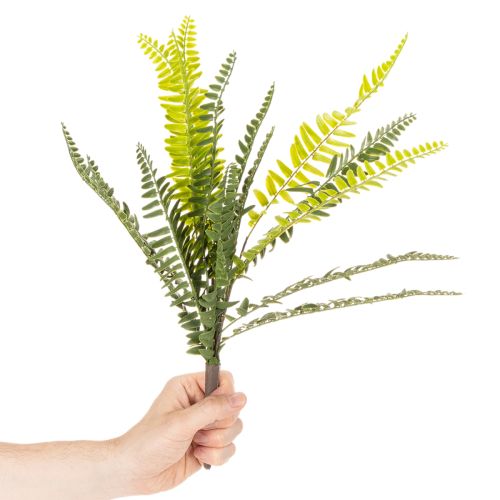 Umelá vetvička papradia, umelá zelená rastlina na dekoráciu, 45 cm | Floristik24.sk