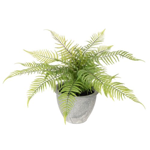 Umelá papraď v kvetináči do obývačky a kancelárie, 35 cm