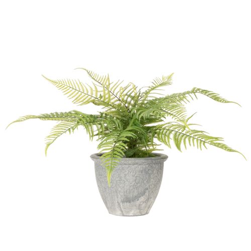 Umelá papraď v kvetináči do obývačky a kancelárie, 35 cm | Floristik24.sk