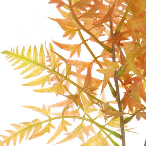 položky Papraď umelá červená a zelená umelá papraď jesenná dekorácia 70cm