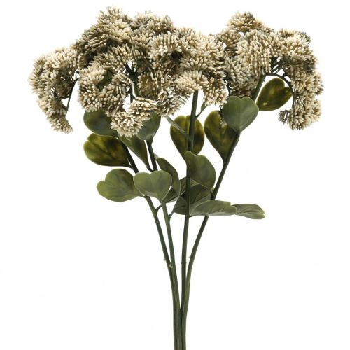Floristik24 Rozchodník krémový sedum rozchodník umelé kvety 48cm 4ks