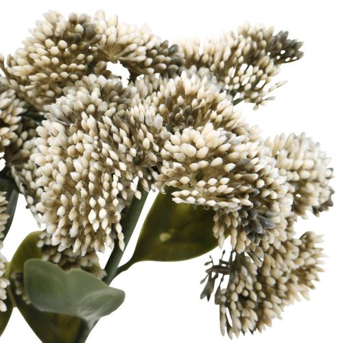 položky Rozchodník krémový sedum rozchodník umelé kvety 48cm 4ks