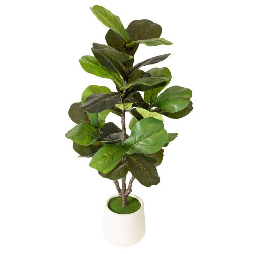 Umelý Ficus lyrata 120 cm dekoratívny do obývačky