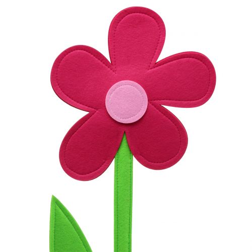 položky Plstený kvet ružový 120cm