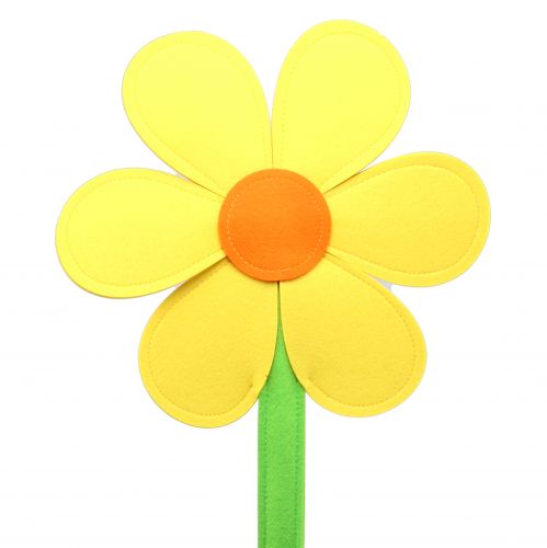 položky Plstený kvet žltý 120cm