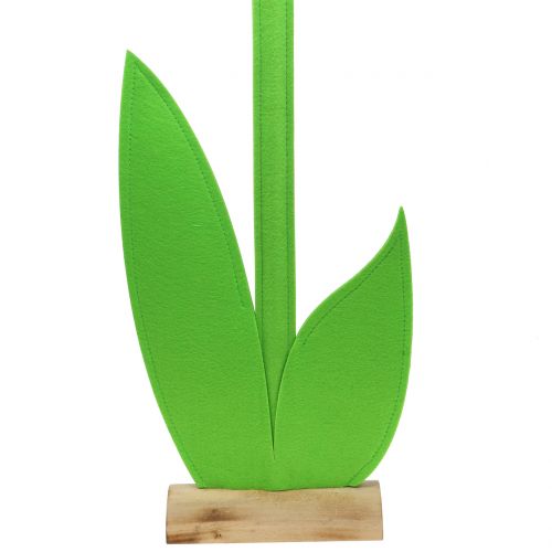 Floristik24 Plstený kvet oranžový 87cm