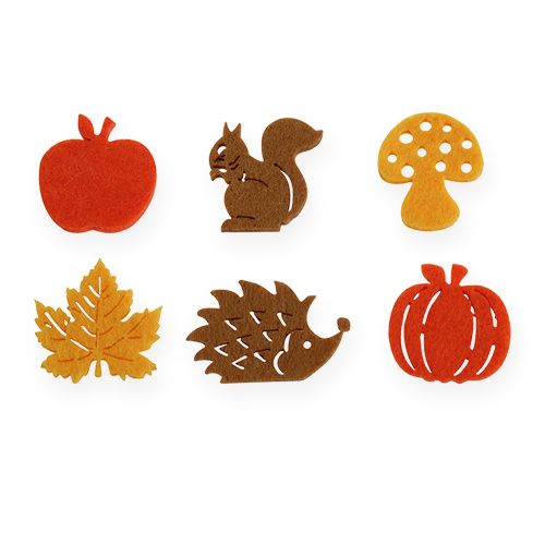 Floristik24 Bodová dekoračná plsť 3cm 72 ks