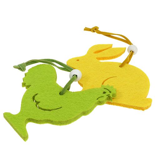 Floristik24 Sortiment plstených vešiakov 24ks