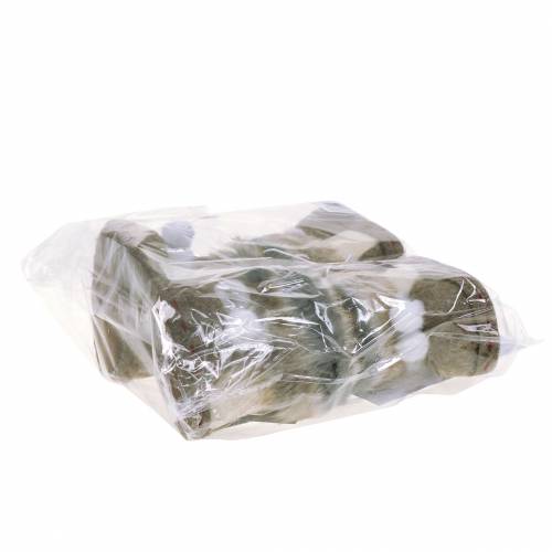 Floristik24 Vianočná ozdoba na stromček filcový pár topánok s kožušinou 10cm x 8cm 2ks