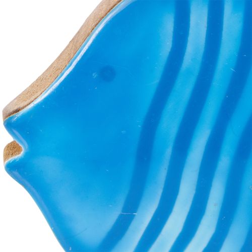 položky Drevená figúrka ryby, námorná dekorácia, ručne vyrobená stolová dekorácia do obývačky, 22 cm