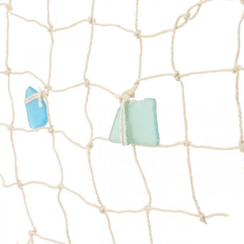 položky Námorná rybárska sieť, dekoračná sieť s mušľami 100×120cm