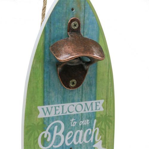 Floristik24 Nástenný otvárač na fľaše "Beach Bar" 36cm x 11cm