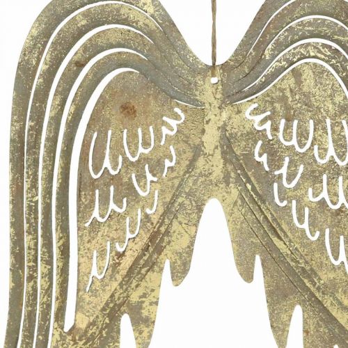 položky Vianočná dekorácia Anjelské krídla Kovová dekorácia Krídla Závesné Zlaté starožitné V29,5cm Š28,5cm