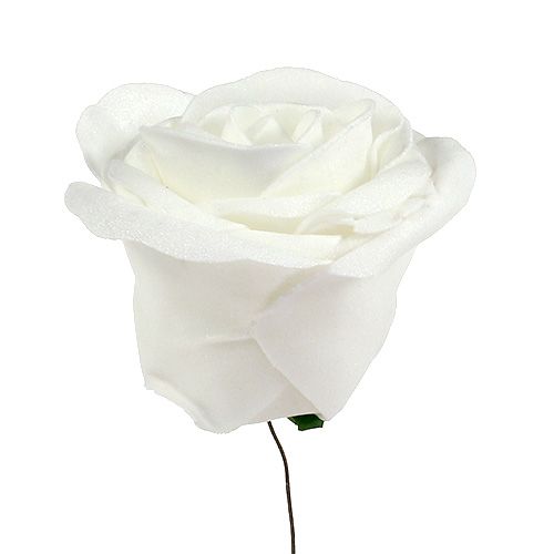položky Penová ružová biela s perleťou Ø7,5cm 12p