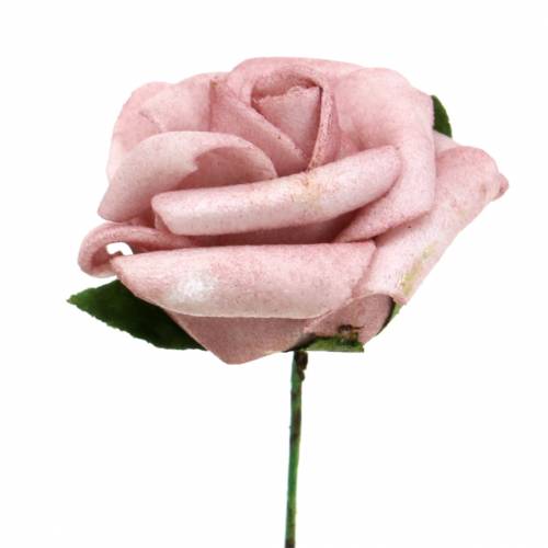 položky Penová ruža Ø3,5cm staroružová 48b