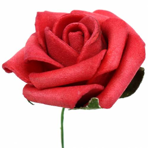 položky Penová ruža Ø3,5cm rôzne farby 48ks
