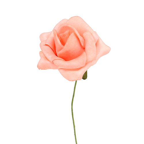 položky Penová ruža Ø 3,5cm lososová 48p
