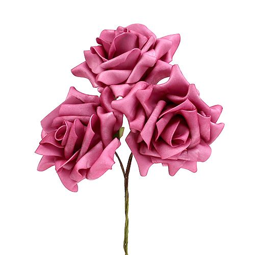 Floristik24 Penová ruža Erika Ø10cm 8 kusov