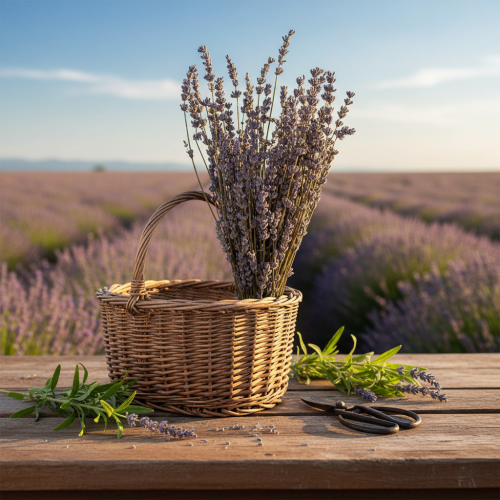 položky Sušená levanduľa, voňavé sušené kvety, 35-40 cm, 100 g