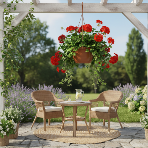 položky Závesný košík Ø25cm terakota