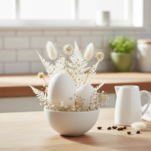 položky Biele slepačie vajcia, 10 kusov