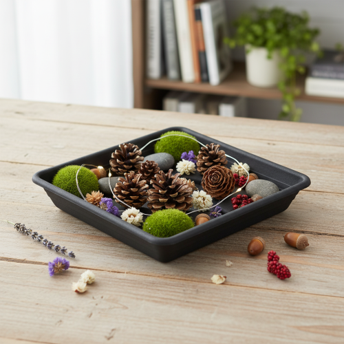 položky Podložka Lara štvorcová 20cm x 20cm antracitová 1 ks