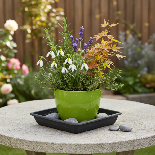 položky Podložka Lara štvorcová 20cm x 20cm antracitová 1 ks