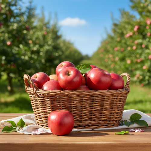 položky Dekoratívne jablko červené umelé ovocie Real Touch 9 cm