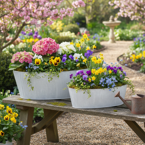 položky Oválna kovová miska v bielej a striebornej farbe, 32,5 cm/37 cm, sada 2 kusov