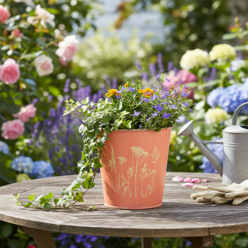 položky Kvetináč Marhuľový kvetináč kovový Ø11,5 cm V11,5 cm