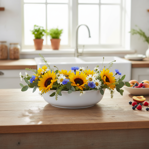 položky Kovová misa, biela, miska so smaltovaným vzhľadom, Ø25cm, V7cm